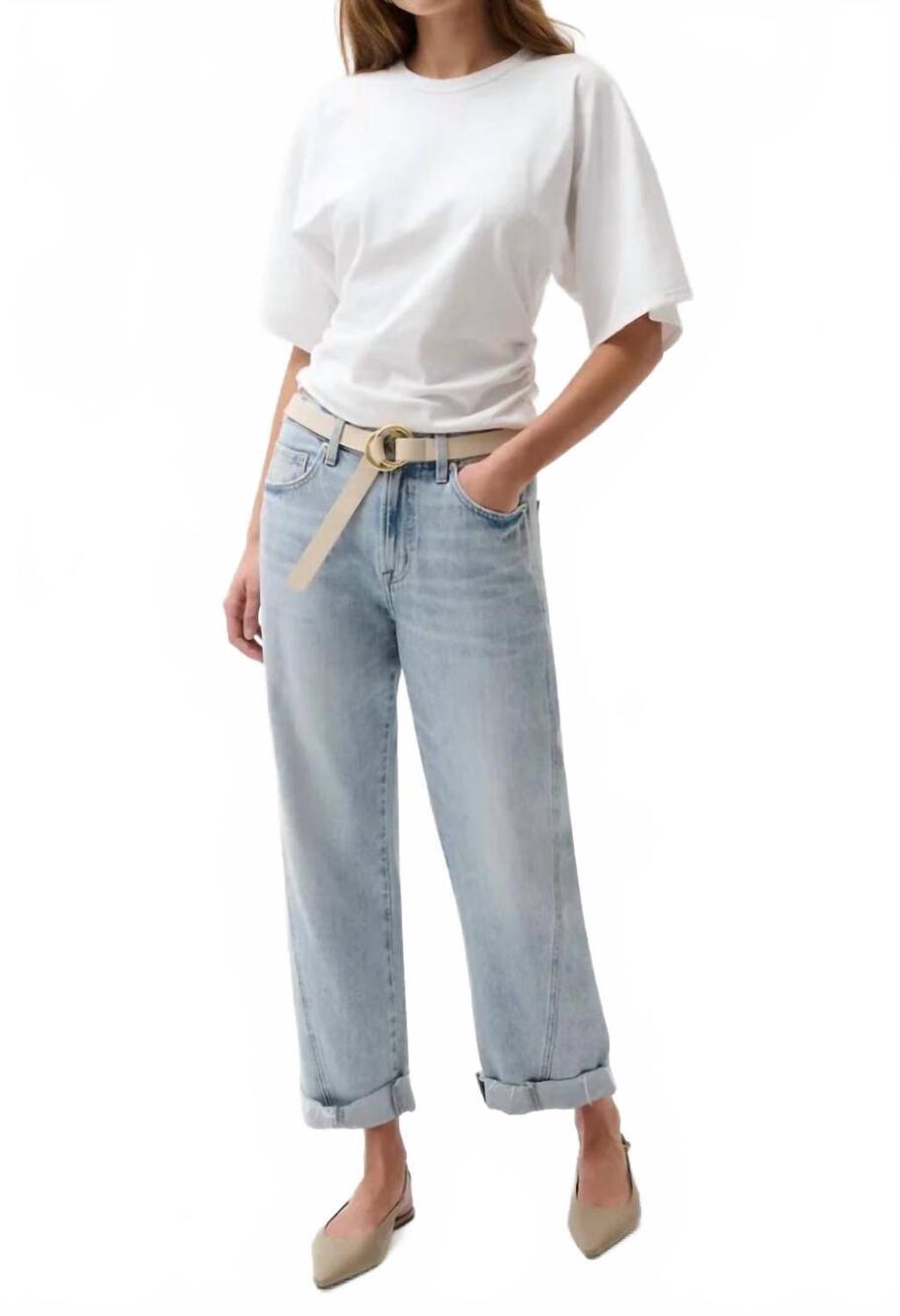 NEW PISTOLA women's kacey cuffed boyfriend jean in berkeley
